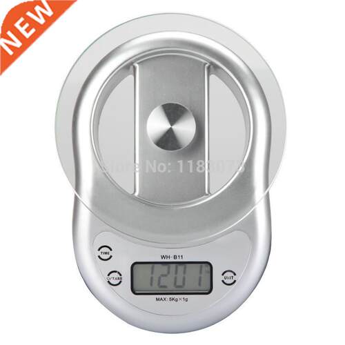 5KG 1g Electronic Kitchen Scale with Clock Countdown Alarm F