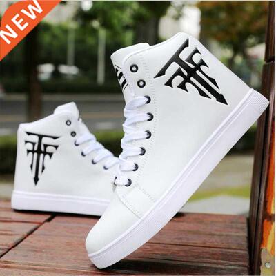 Skateboarding Shoes Men High Top Leisure Sneakers Comfortabl