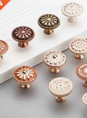 Retro Red Bronze Ktchen Cabnet Knobs Cupboard Door Znc Al