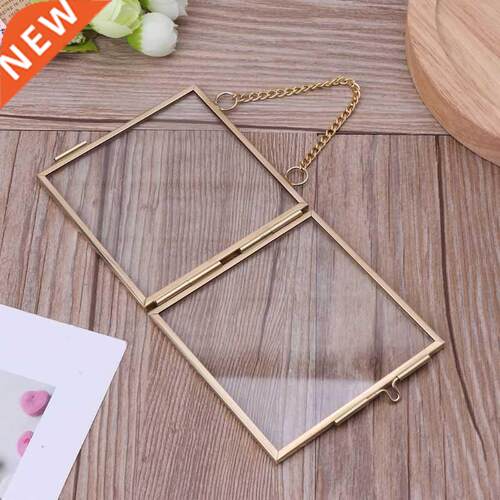 Hanging Glass Metal Photo Picture Frame Flower Plant Spe