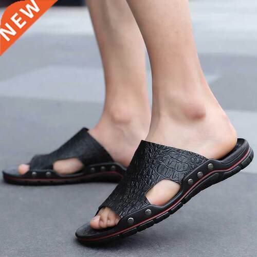 Men's Slippers Men Shoes outdoor Flip Flops Soft sandals Str