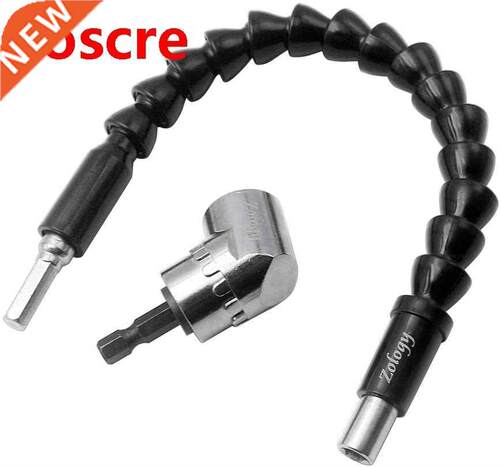 Right 105 degree Angle Drill and Flexible Shaft Bit Kit Exte