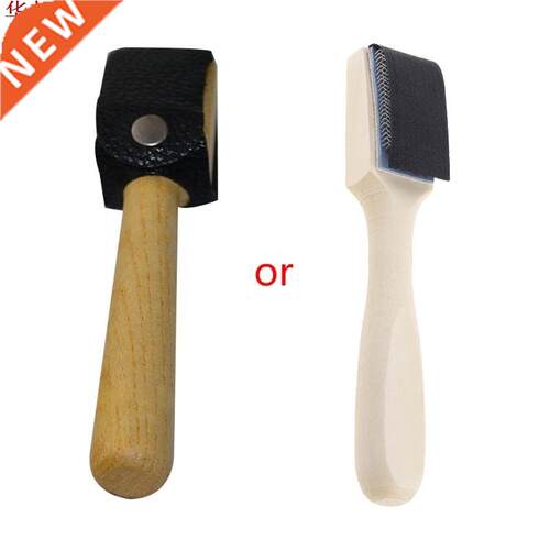 Wire Brush Ballet Dance Shoe Brush PU Protector Cover Wood H