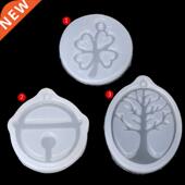 Liquid Silicone Tree Resin Frame Bell Jewelry Clover Mold