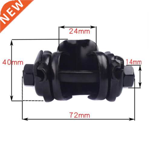 Black Aluminum Alloy Saddle Clip Tube Clip Saddle Holder Co