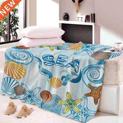 Soft Sofa Shell Fleece Cover Blanket Cartoon Cartoon