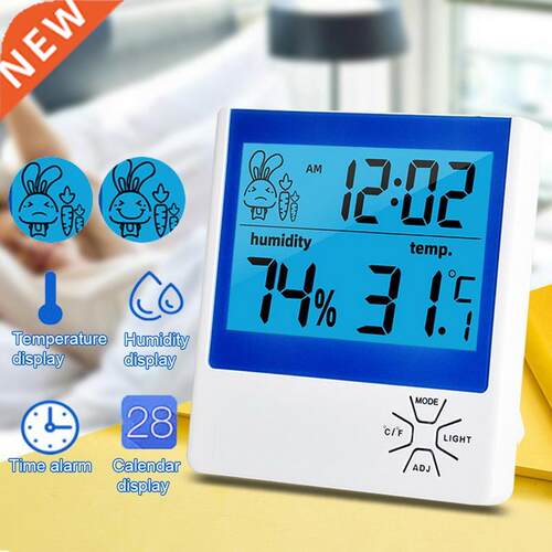 1PC Thermometer Digital Wireless Hygrometer Temperature And