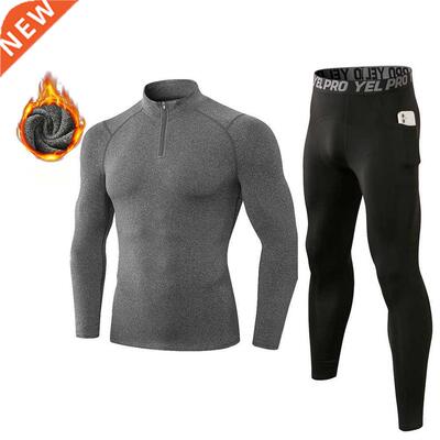 Fanceey Fleece Thermo Underwear Winter Thermal Men Long John