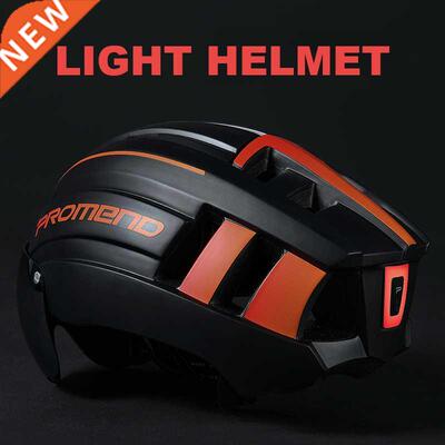 Men Women Racing Cycling Helmet with Goggles & Rearl