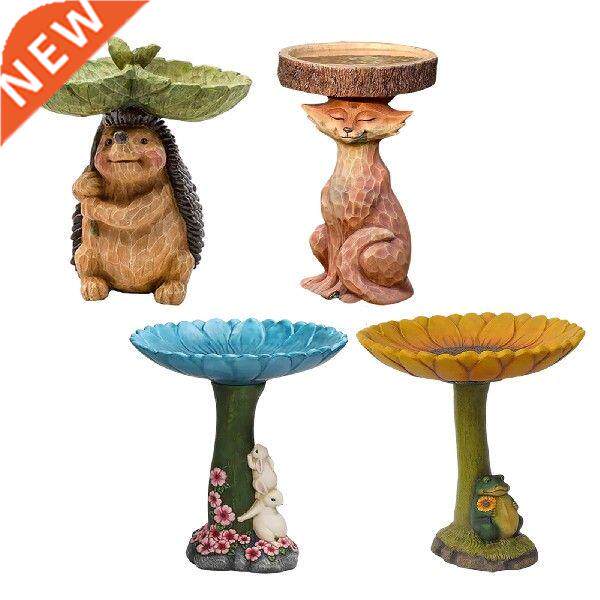 Lawn Garden Brd Bath Statue Antque Yard Fountans Crafts图片