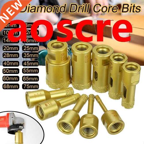 6-70mm M14 Thread Brazed Diamond Dry Drilling Core Bit Ceram