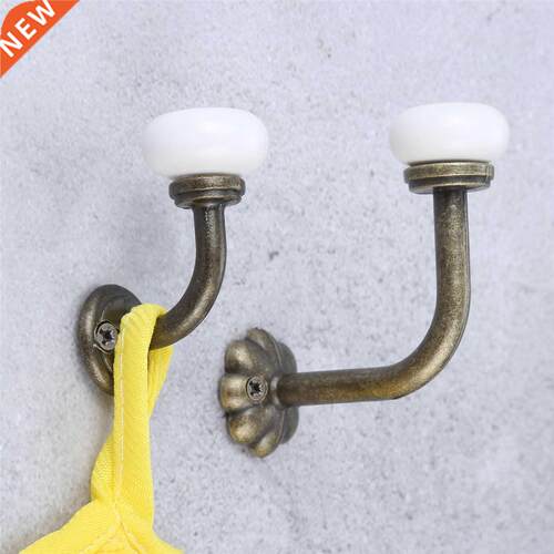 1Pcs White Ceramic Door Hanger Hooks Bathroom Wall Hanger Ha