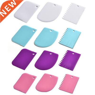 3 pcs/set Dough Cake Cutter Slicer Spatula for Cake Cream Sc