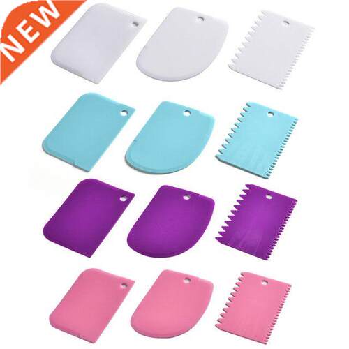 3 pcs/set Dough Cake Cutter Slicer Spatula for Cake Cream Sc