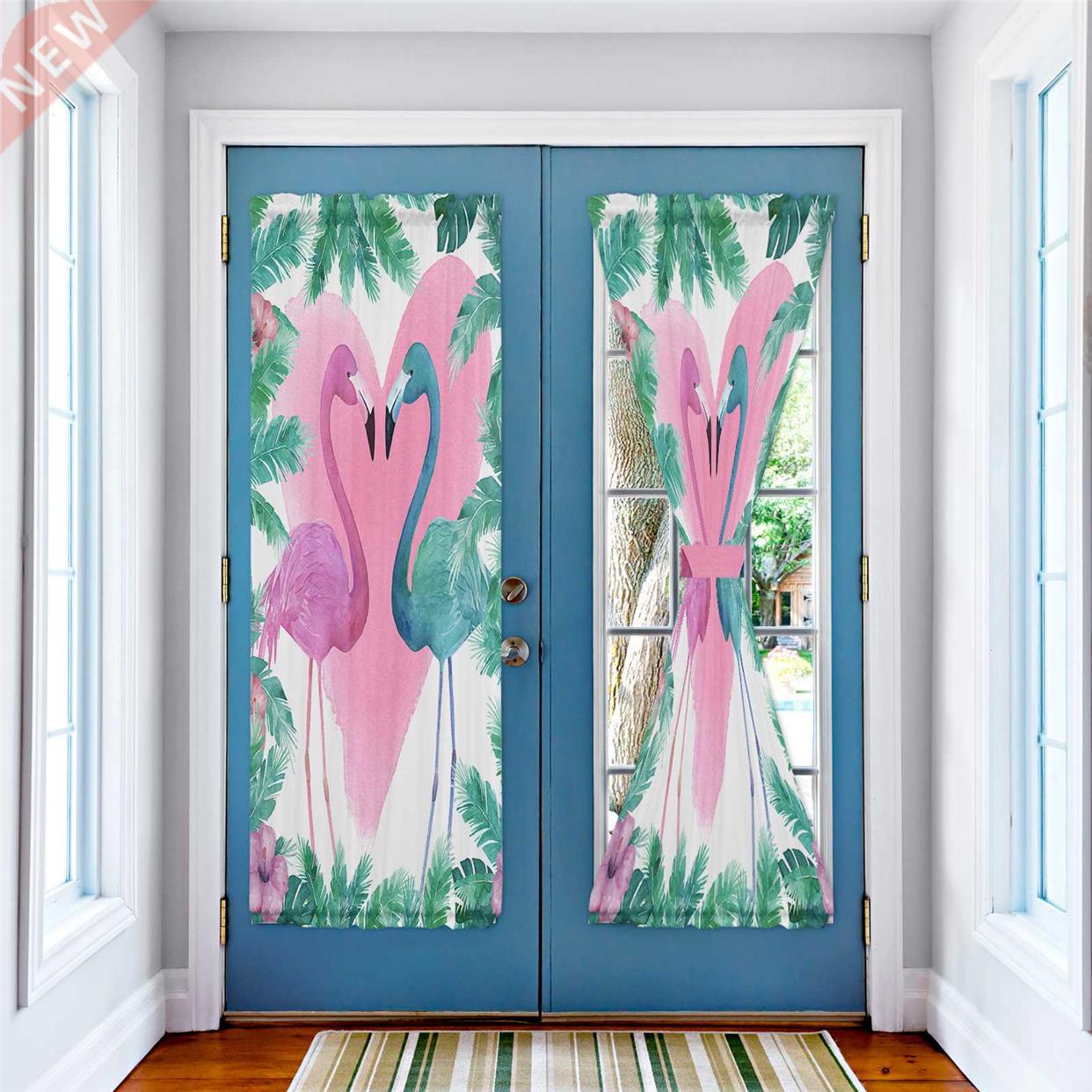Nordic Flamingo Japanese Door Curtain for Living Room