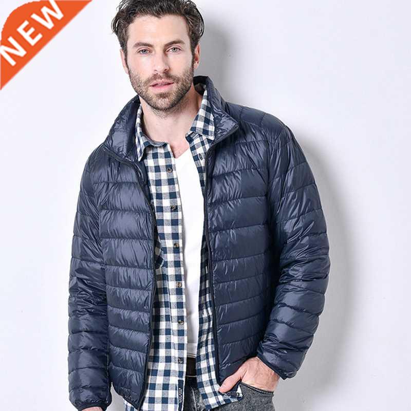 Winter Autumn Men Ultralight Jacket White Duck Down Coat Men