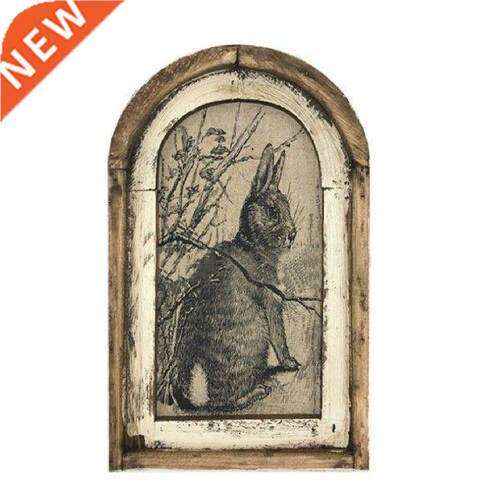 1 Pc Waterproof Rabbit Wall Art Rustic Farmhouse Bunny