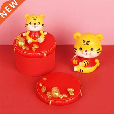 Desktop Tiger Ornament Cute Tiger Statue for 2022 Chinese