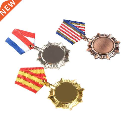3pcs Metal Award Medals Honor Alloy Medal Monument Medal