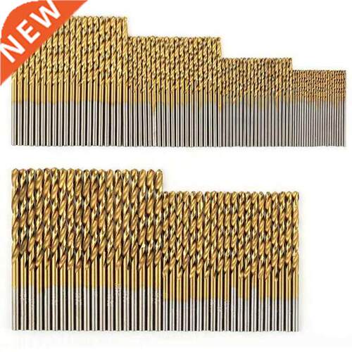 120 Pcs Ttanum Drll Bt Set HSS Drll Bts for Metal, Ste