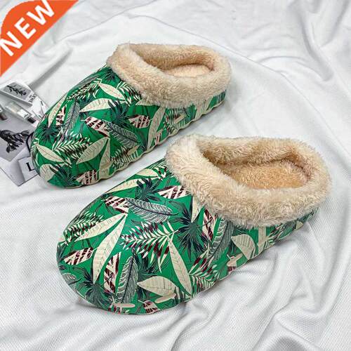 New Wnter Women's Cotton Slppers Home ndoor Warm Shoes Me