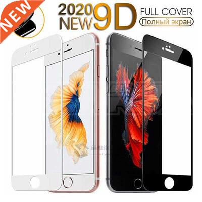 9D Curved Edge Tempered Glass on the iPhone 7 8 6 6S Plus S