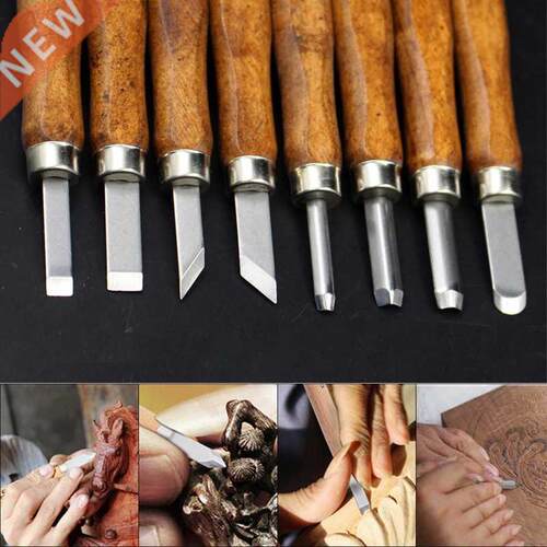 12Pcs Wood Carving Chisels Tools Wood Carving for Woodworkin