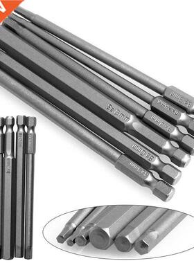 6pcs H2.5-H8 100mm Length Torx Bits Set 1/4