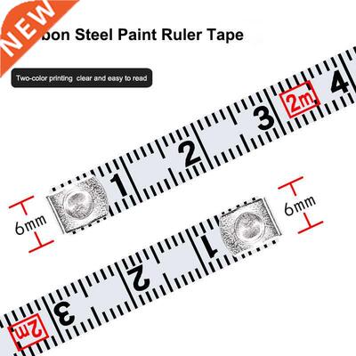2M Measure Tape Keychain Roulette RetractableRuler Measuring