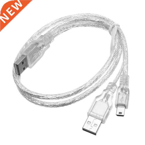 High Quality Durable Dual USB 2.0 A Male to Mini USB B 5 Pi