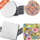 Cup Blanks Mat Round 24PCS Square Sublimation
