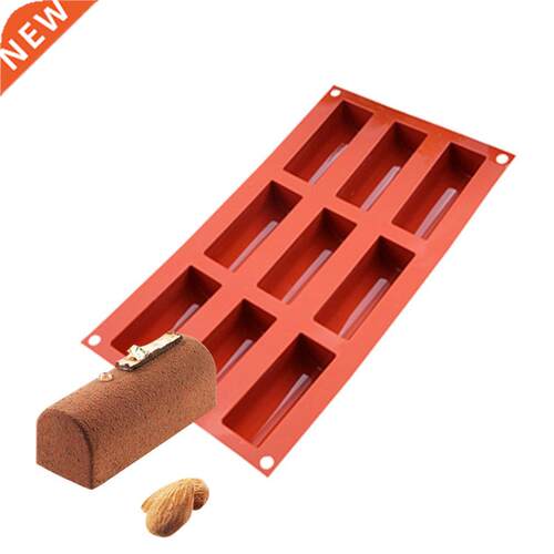 9 Grid Silicone Mold 3D Stick Shape For Chocolate Truffle