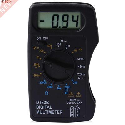 Digital Multimeter AC DC Voltage Current Resistance Diode Te