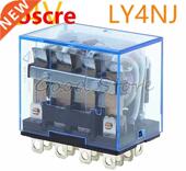 Rela Relay HH64P Power 24V Miniature 1pcs LY4N LY4NJ