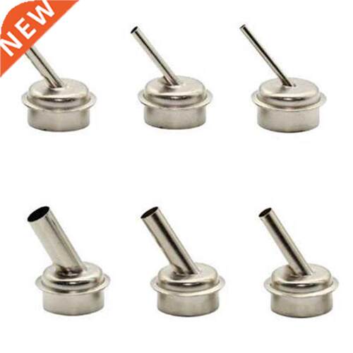 6Pcs 45 Degree Bent Curved Heat Nozzle 2.5/3/4/6/7/9mm Hot A