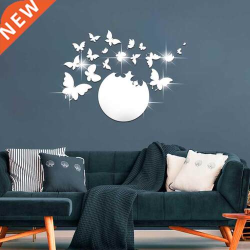 3D Butterfly Mirror Wall Sticker Decal Wall Art Removable