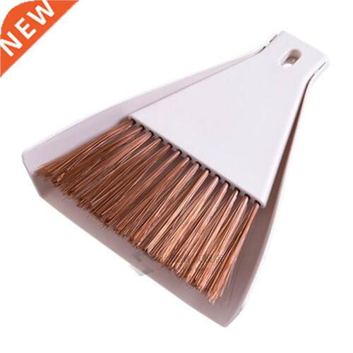 Mini Desktop Broom and Dustpan Set Household Dust Pan and Br
