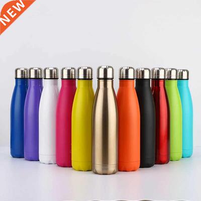 350/500/750/1000ml Double Wall Stainles Steel Water Bottle T