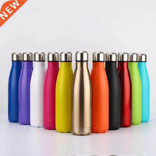 350/500/750/1000ml Double Wall Stainles Steel Water Bottle T