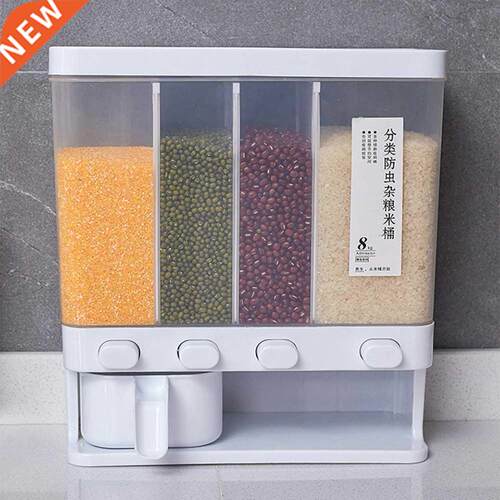 Multifunctional Food Storage Box Wall Mounted Cereal