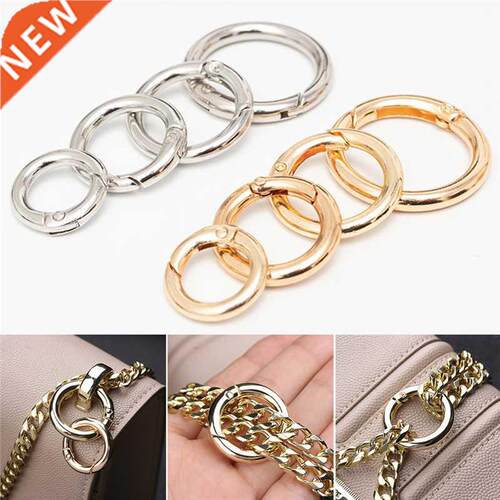 2Pcs Metal Spring O-Ring Buckles Clips Carabiner Purses Hand
