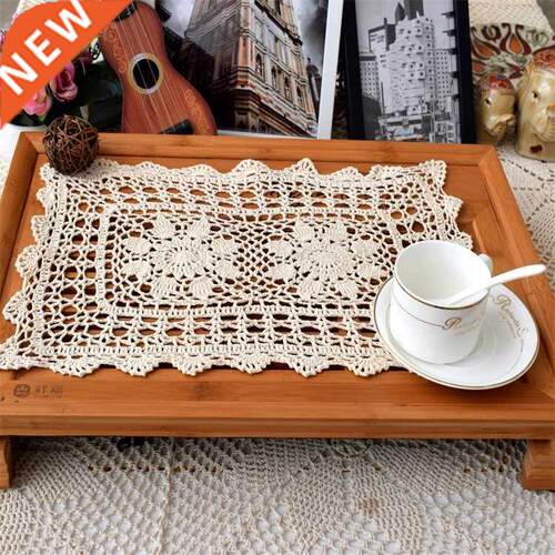 New Lace cotton table place mat pad cloth crochet placemat c