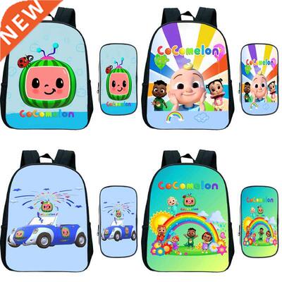 Toddler Cocomelon Kindergarten Backpack Pen Bag 2pcs Set Chi