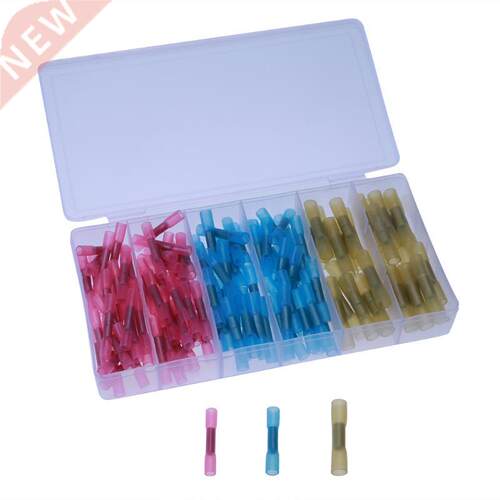 140pcs 22-10 Wire Heat Shrink Crimp Butt for AWG Insulated W