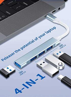 Type C USB C HUB .0 .1 4 Port Multi Splitter Adapter For L