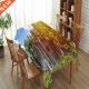 Waterproof Tablecloth Table Cloth Outdoor Moon Indoor Night