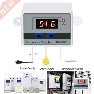 12V 24V 220V AC Digital LED Temperature Controller For Incub
