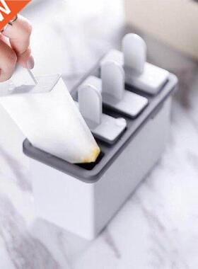 Homemade DIY Ice Cream Mold 4 Cells Ice Cube Molds Summer