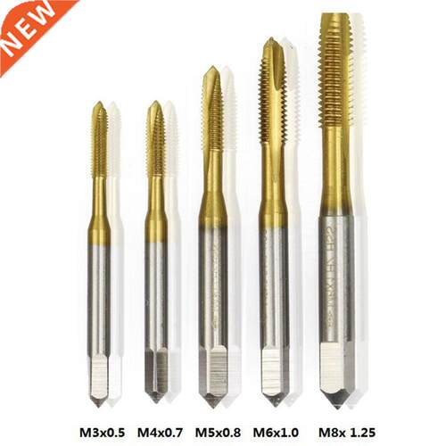 5pcs Nano Blue Coating Hand Tap Drill Multi-function Durable