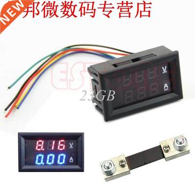 LED DC 100V 100A Voltmeter Ammeter Amp Volt Meter Current Sh